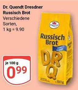 Dr. Quendt Dresdner Russisch Brot - verschiedene Sorten