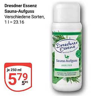 Dresdner Essenz Sauna-Aufguss - Verschiedene Sorten, 250 ml