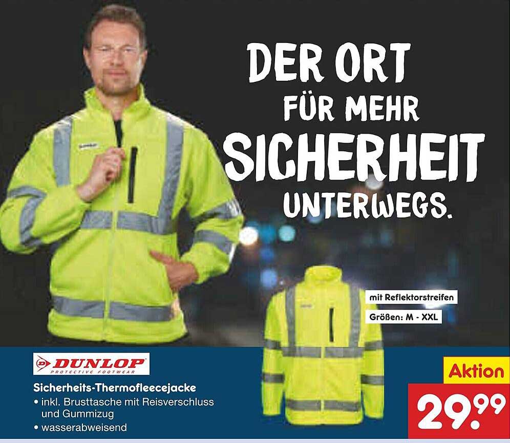 Dunlop Sicherheits-Thermo fleecejacke