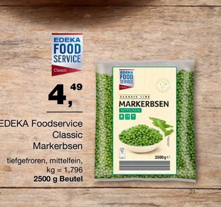 EDEKA Foodservice Classic Markerbsen 2500 g Beutel