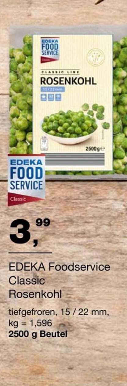 EDEKA Foodservice Classic Rosenkohl 2500 g Beutel