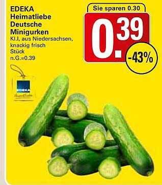 EDEKA Heimatliebe Deutsche Minigurken