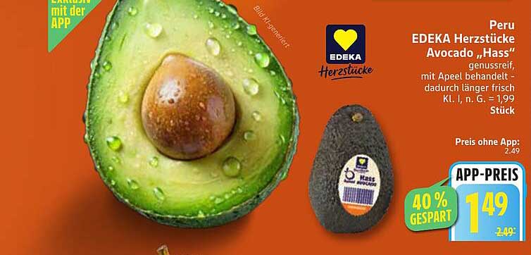 EDEKA Herzstücke Avocado 'Hass'