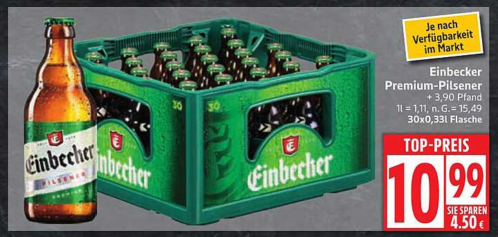 Einbecker Premium-Pilsener 30x0,33l