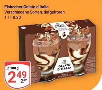 Eisbecher Gelato d’Italia - Verschiedene Sorten, tiefgefroren