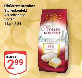 Elbflorenz Dresdner Stollenkonfekt - verschiedene Sorten
