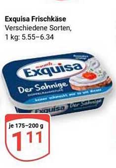 Exquisa Frischkäse - Verschiedene Sorten, 175-200 g