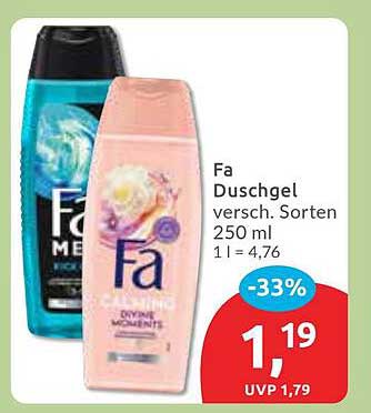 Fa Duschgel verschieden. Sorten 250 ml