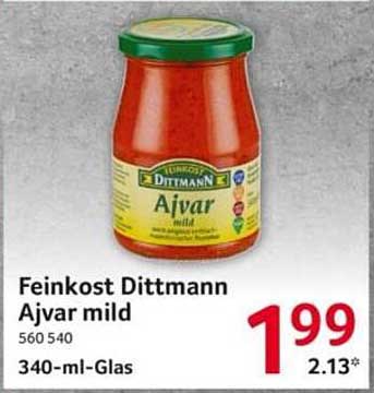 Feinkost Dittmann Ajvar mild