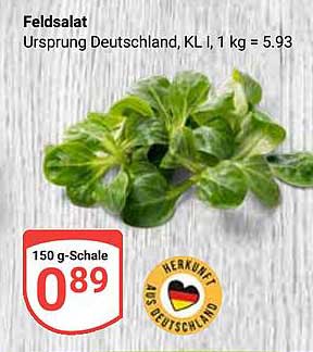 Feldsalat - frisch und knackig aus Deutschland