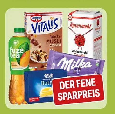 Feneberg Super Sparangebot: Vitalis Schoko Müsli, Rosenmehl, Fuze Tea und mehr!