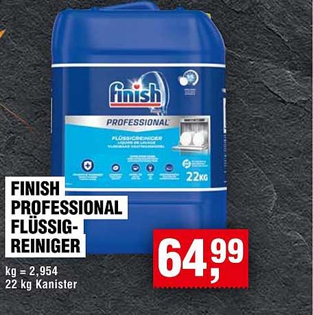 Finish Professional Flüssigreiniger 22 kg Kanister