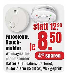 Fotoelektr. Rauchmelder