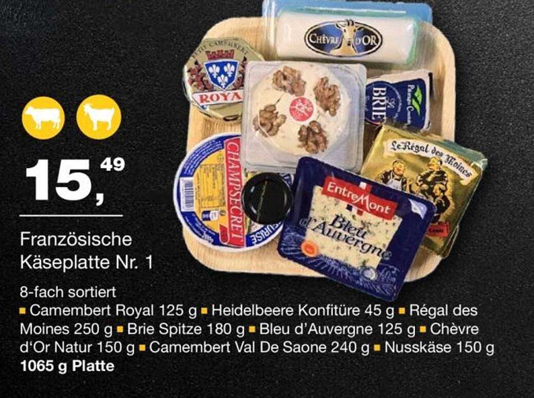 Französische Käseplatte Nr. 1