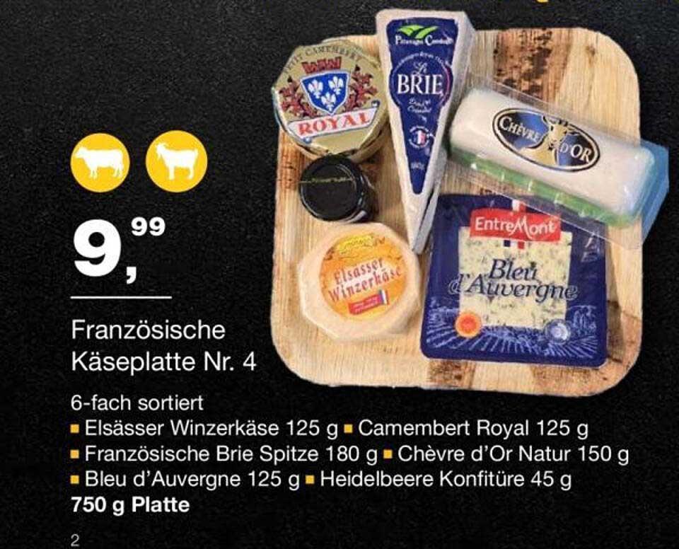 Französische Käseplatte Nr. 4