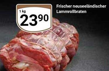 Frischer neuseeländischer Lammmrollbraten