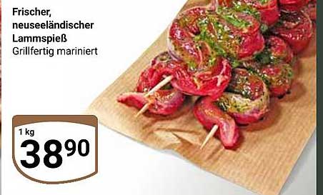 Frischer, neuseeländischer Lamms pieß - Grillfertig mariniert