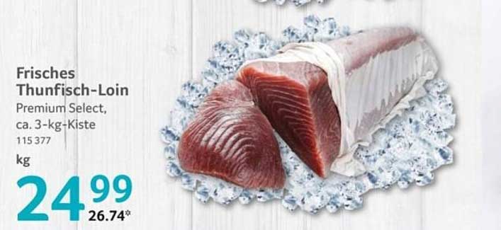 Frisches Thunisch-Loin Premium Select, ca. 3-kg-Kiste