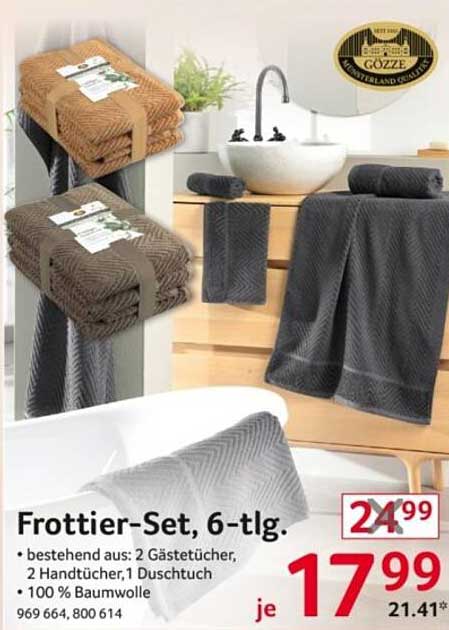 Frottier-Set, 6-tlg.