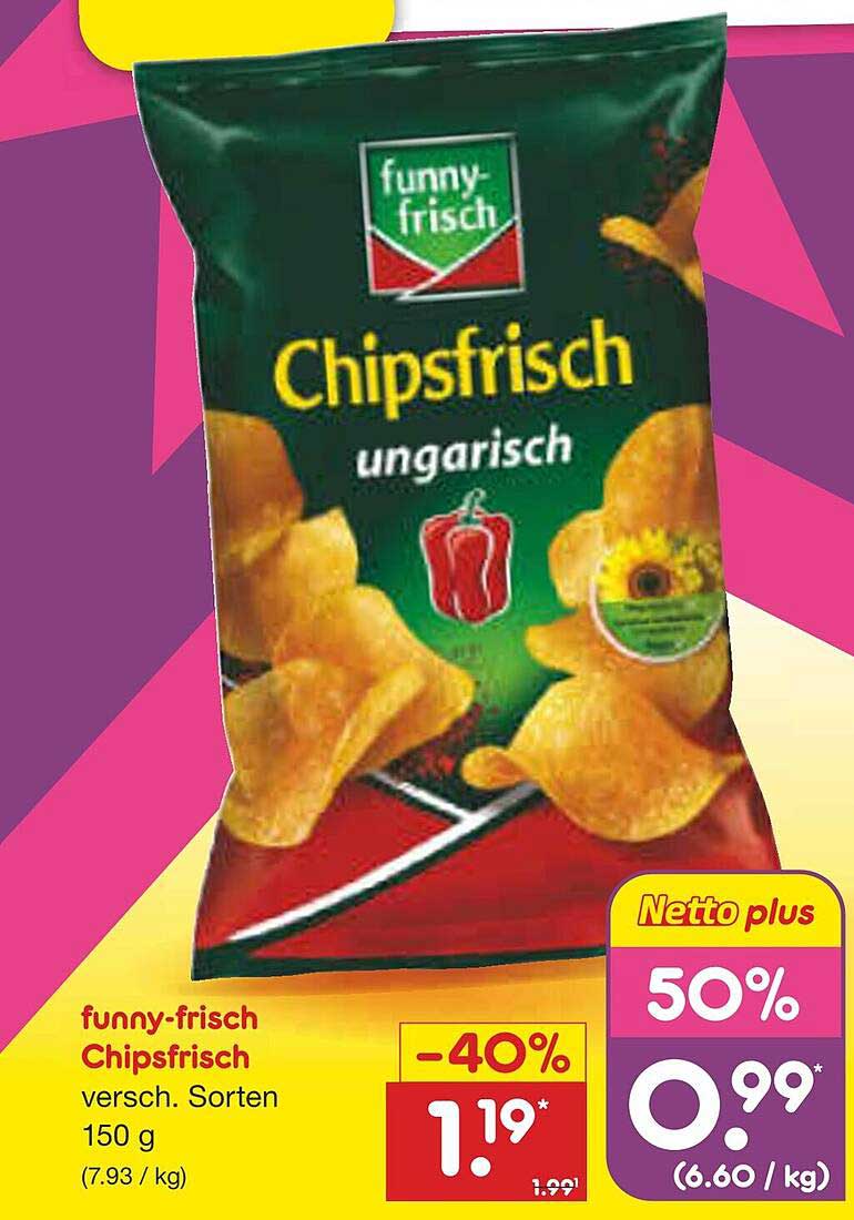 funny-frisch Chipsfrisch ungaarisch 150 g