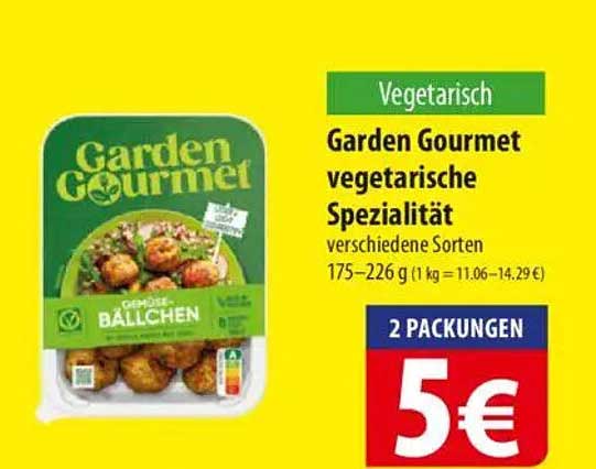 Garden Gourmet vegetarische Spezialität - Gemüsige Bällchen