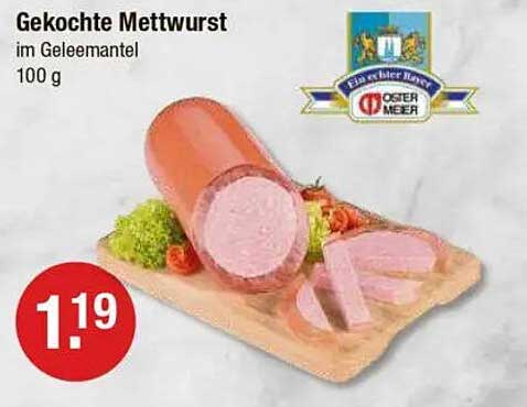 Gekochte Mettwurst im Geleemantel 100 g