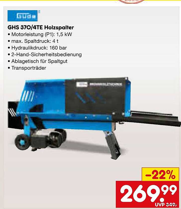 GHS 370/4TE Holzspalter