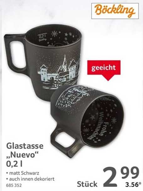 Glastasse „Nuevo“ 0,2 l - jetzt für nur 2,99 €!