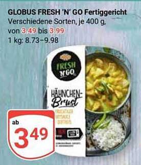 GLOBUS FRESH 'N' GO Fertiggericht - Hähnchen-Brust