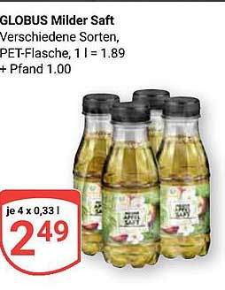 GLOBUS Milder Saft – Erfrischung für jeden Tag!