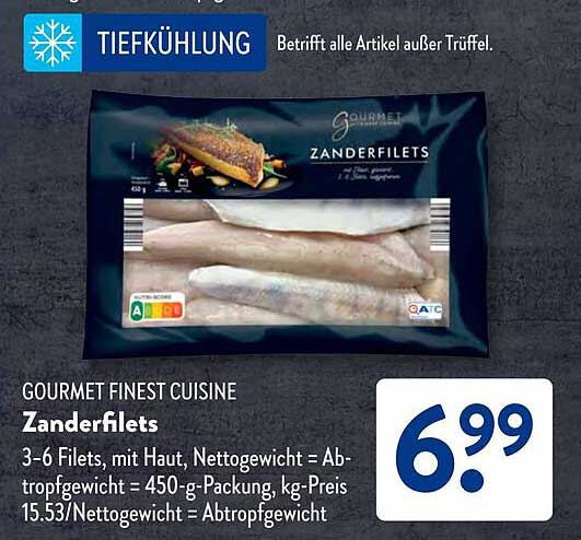 GOURMET FINEST CUISINE Zanderfilets
