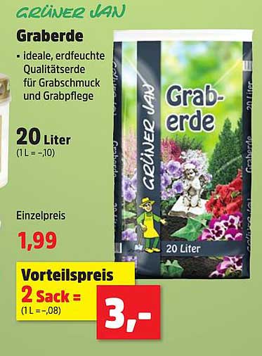 Graberde von Grüner Jan – Ideal für Grabgestaltung