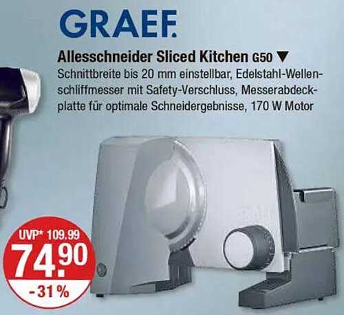 GRAEF Allesschneider Sliced Kitchen G50