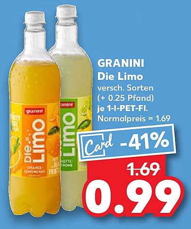 GRANINI Die Limo - verschiedene Sorten
