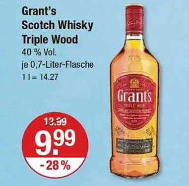 Grant's Scotch Whisky Triple Wood 0,7 l