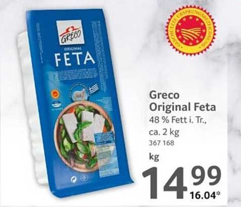 Greco Original Feta 48 % Fett i. Tr., ca. 2 kg