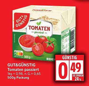 GUT& GÜNSTIG Tomaten passiert 500g
