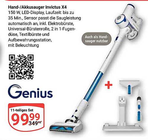Hand-/Akkusauger Invictus X4