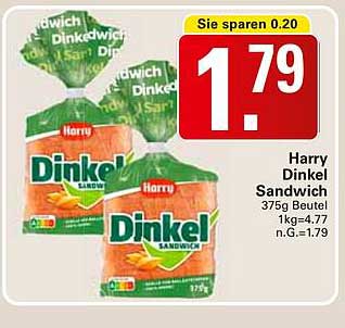 Harry Dinkel Sandwich