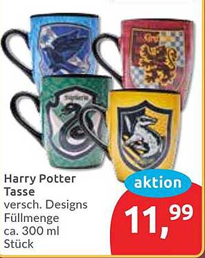 Harry Potter Tasse verschiedene Designs Füllmenge ca. 300 ml
