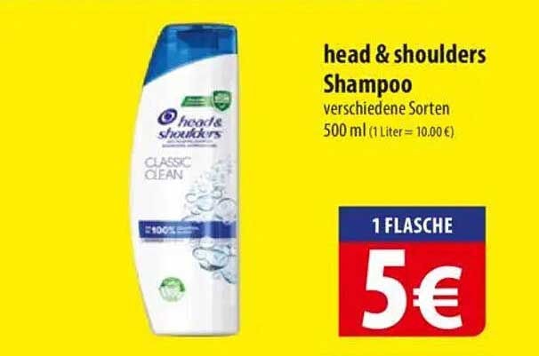 head & shoulders Shampoo verschiedene Sorten 500 ml