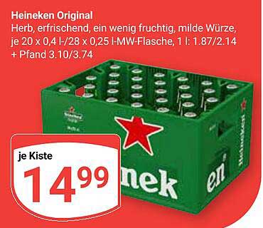 Heineken Original Kiste
