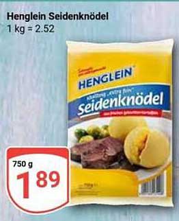 Henglein Seidenknödel 750 g für nur 1,89 €