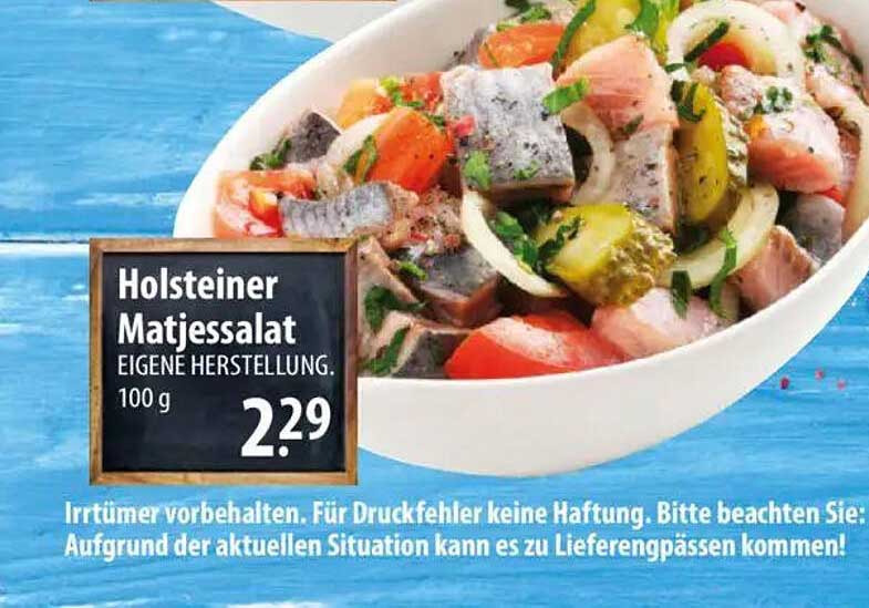 Holsteiner Matjessalat - EIGENE HERSTELLUNG. 100 g