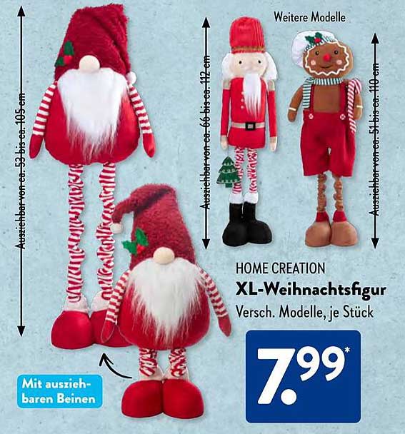 HOME CREATION XL-Weihnachtsfigur