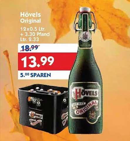 Hövels Original 12 x 0,5 Ltr.