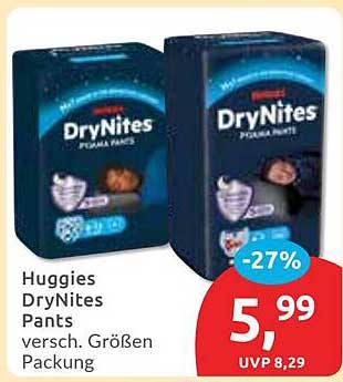 Huggies DryNites Pants - verschiedene Größen