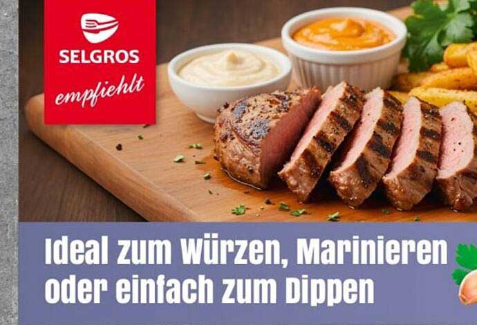 Ideal zum Würzen, Marinieren oder einfach zum Dippen