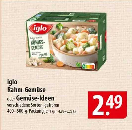 iglo Rahm-Gemüse oder Gemüse-Ideen 400-500 g, gefroren