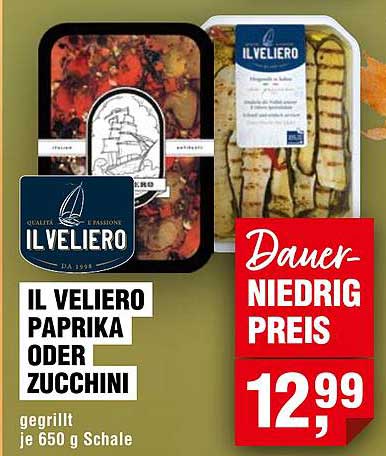IL VELIERO Paprika oder Zucchini - 650 g